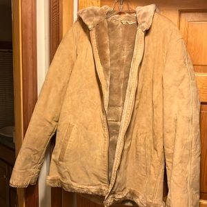 Wilson’s leather Sherpa coat